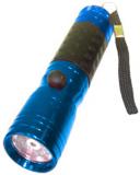8 LED svítilna s laserem