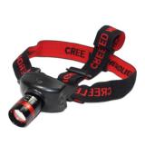 1 CREE LED zoom čelovka