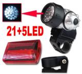 21 LED levná cyklolampa